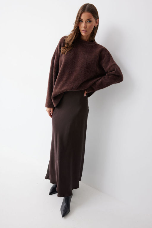 Джемпер LYUSHe 4231 коричневый фото 7