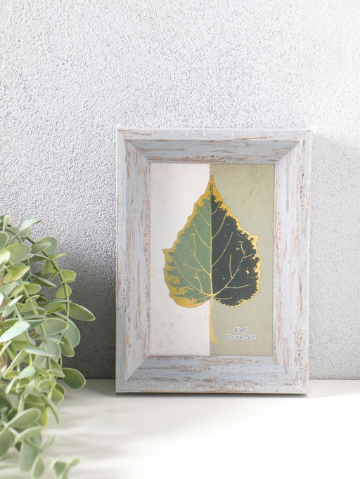 Фоторамка пластик 10х15 см "Прованс" серо-голубой 19х13,7х3 см