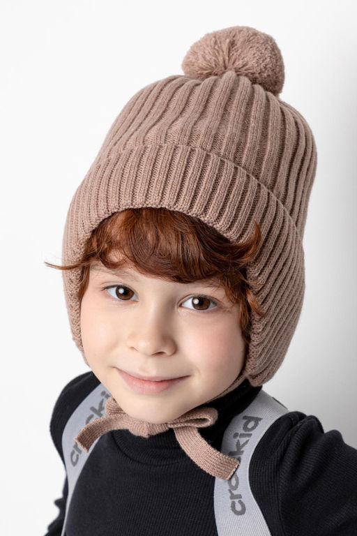 Crockid _ КВ 20293/ш/бежевый шапка дет