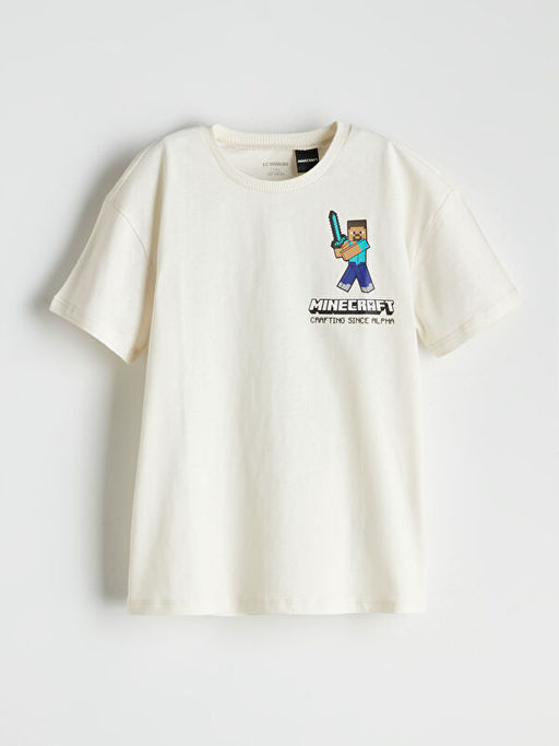 Minecraft Bask?l? Penye Erkek ?ocuk Ti??rt