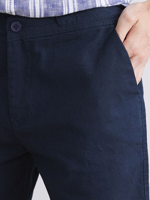 Slim Fit Gabardin Erkek ?ort