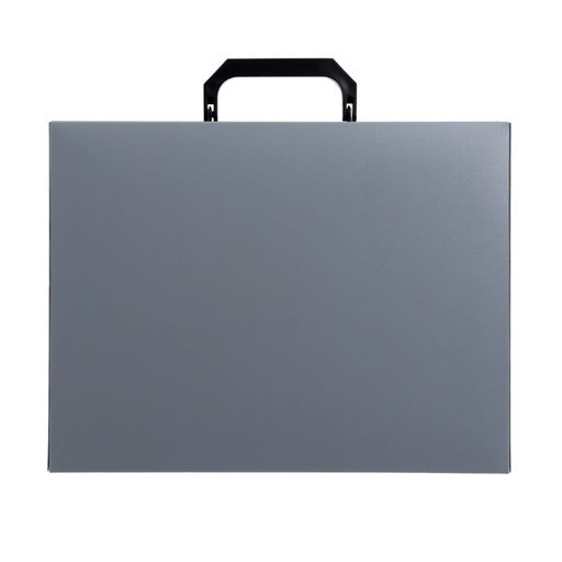 Папка-портфель А4, 1 отделение, 700 мкм, Calligrata, до 300 листов, серая  фото 6