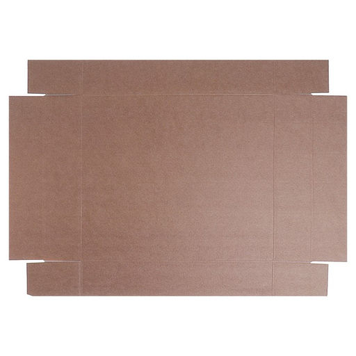 Цена за 5 шт. Коробка сборная без печати крышка-дно бурая с окном 37 х 32 х 7 см - Simaland фото 4