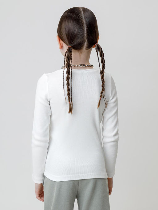 Сахар к635 лонгслив (футболка дл.рукав) для дев Crockid