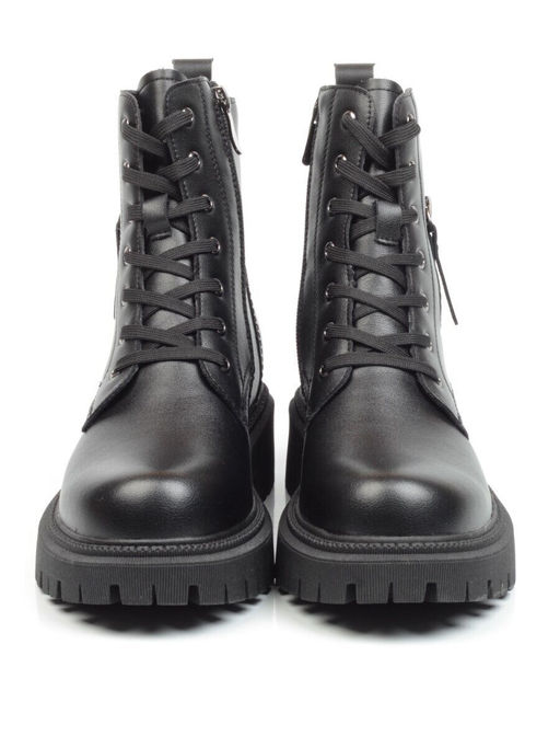 01-5269-1 BLACK Ботинки демисезонные женские (натуральная кожа, байка) - No name фото 12