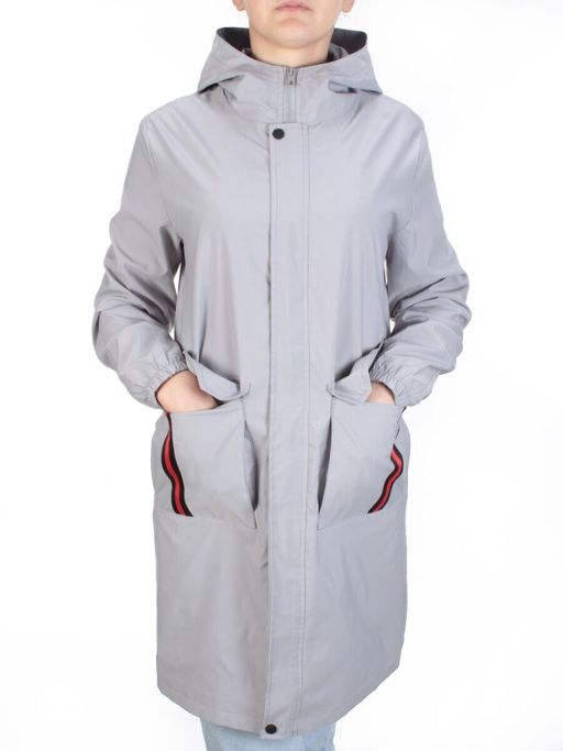 908 GRAY Ветровка женская NANOGUE (100% полиэстер) - Фабричный китай фото 2