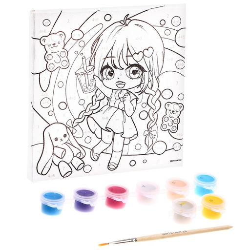 Картина по номерам Мармеладное настроение, 15 15 см - Школа талантов фото 3