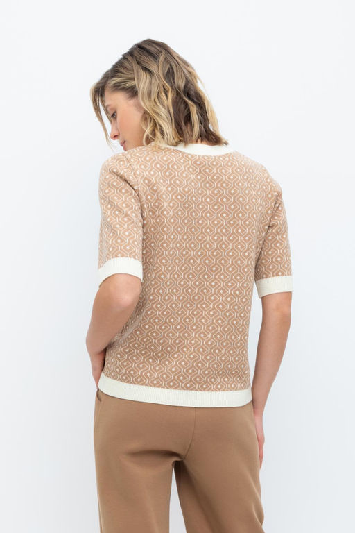 ЕВ 30174/ш/песочный джемпер жен