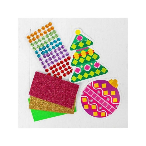 Аппликация «Набор ёлочных украшений»