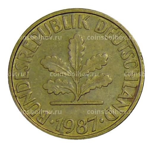 10 пфеннигов 1987 года F Германия
