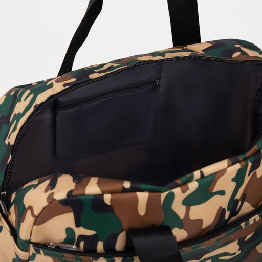 Сумка дорожная на молнии, наружный карман, цвет мультикам - Simaland фото 4