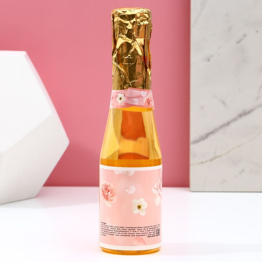 Подарочный набор С 8 Марта!, гель для душа шампанское 250 мл и мочалка для тела, Чистое счастье  фото 3