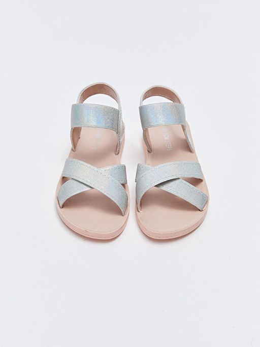 ?apraz Bantl? Lastikli K?z ?ocuk Sandalet - Waikiki фото 3