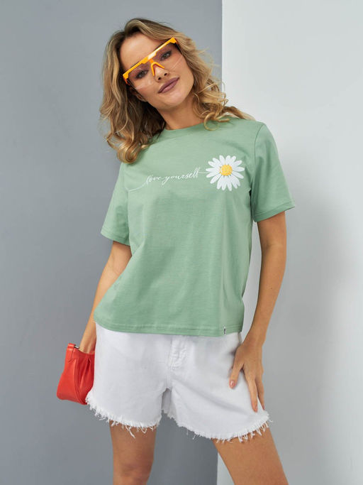 Футболка женская _ 12716/Camomile - F5 фото 2