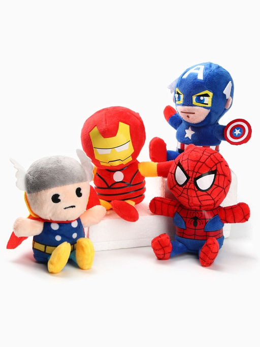 Цена за 16 шт. Мягкая игрушка Avengers, Мстители, бокс, МИКС - Marvel фото 6