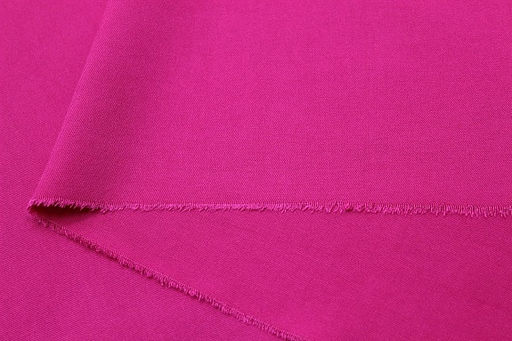 Плательная вискоза цв.Розовая фуксия, ш.1.45м, вискоза-100%, 200гр/м.кв - Купава фото 2