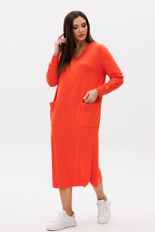 Платье Fantazia Mod 4707 мандариновый фото 6