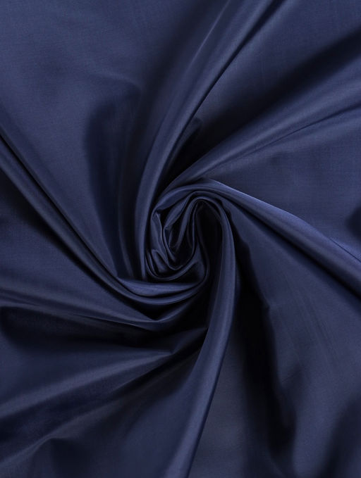 Цена за 100 шт. Подкладочная ткань таффета, 190Т, ширина 150 см, 100 м, полиэстер, тёмно-синяя