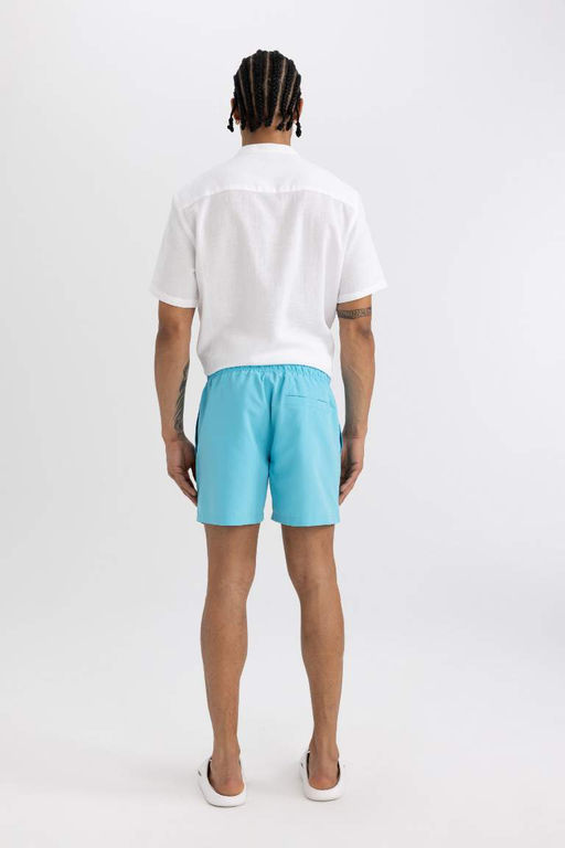 Короткие шорты для плавания на сетчатой подкладке - Defacto фото 6