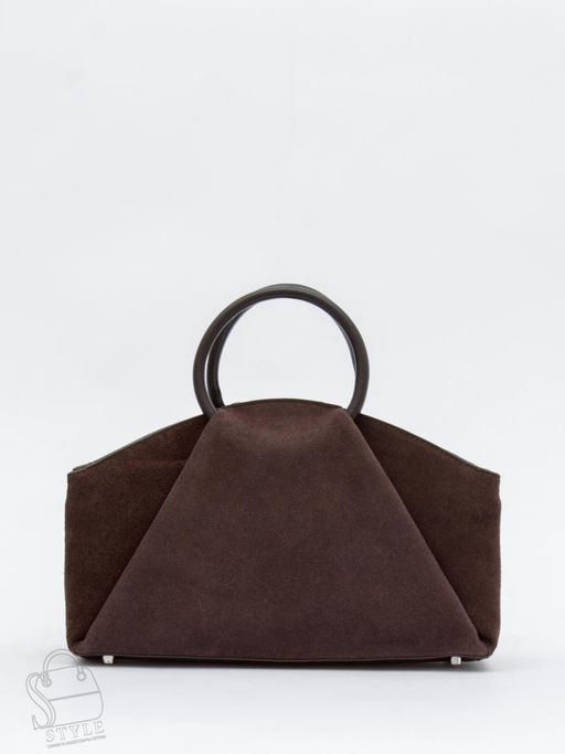 Сумка женская кожаная 1126MF coffee Polina&Eiterou