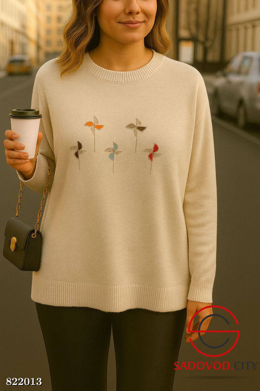 Кофта женская с рисунком