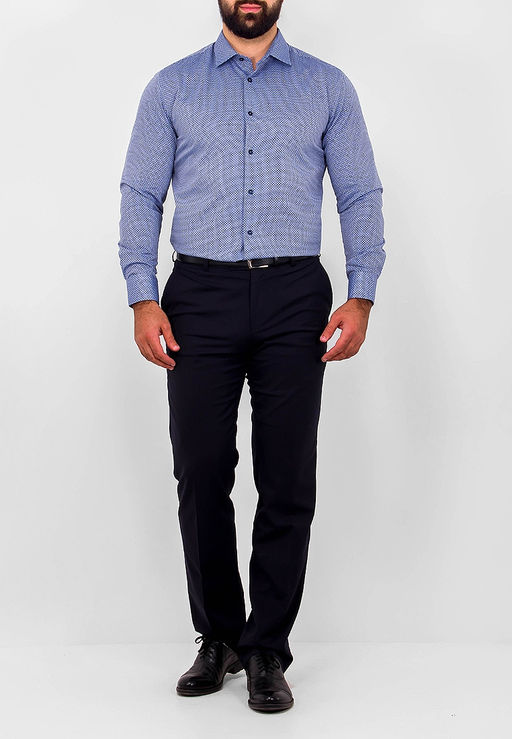 Сорочка мужская длинный рукав GREG 224/131/8/ZV  фото 4