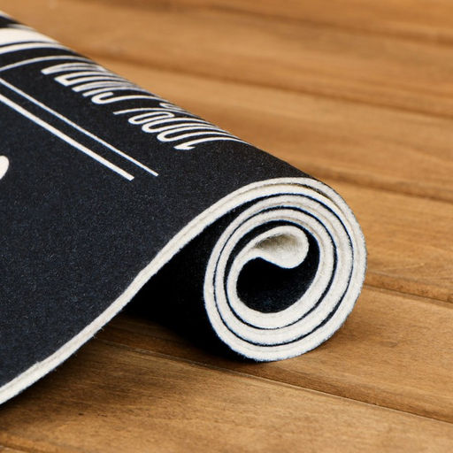 Коврик - лежак для бани и сауны с принтом Крутой мужик, самый лучший на свете, 150?50 см, полиэфир 70%, шерсть 30%, Банная забава