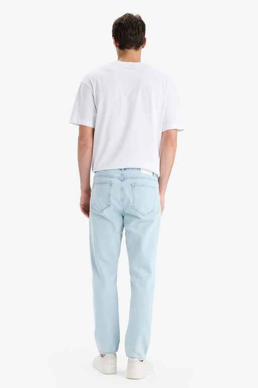 %100 Pamuk Slim Fit Y_ksek bel Dar pa_a Jean Pantolon - Defacto фото 6