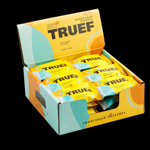 Трюфель финиковый Мy Truef манговый чизкейк, 360 г | шоу-бокс  24 конфеты - Сибирский кедр фото 8