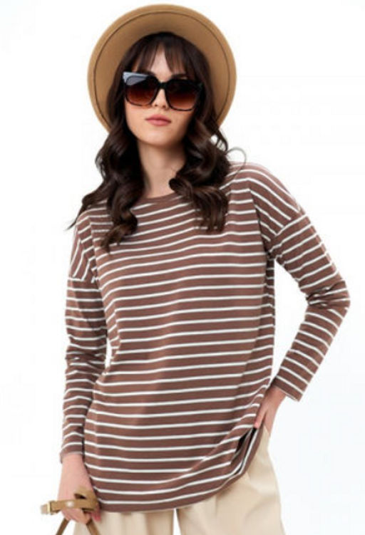 Лонгслив в полоску, тельняшка 70.8.2 - Sahar art lab фото 10