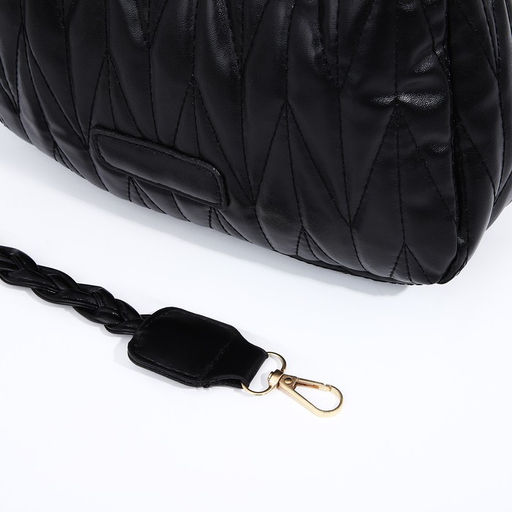 Сумка кросс-боди на молнии, цвет чёрный - Simaland фото 8