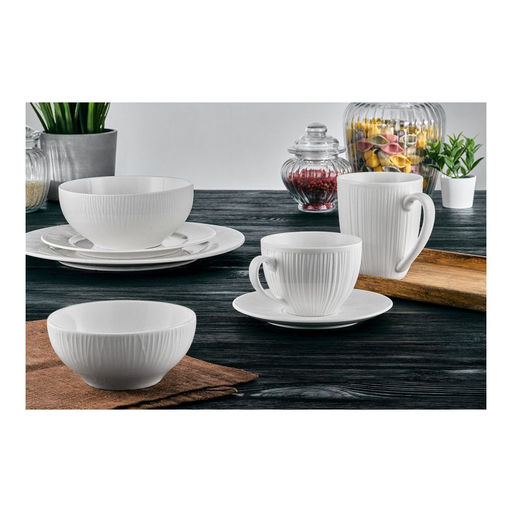 Миска из костяного фарфора Walmer Mallow, 0.25 л, цвет белый  фото 3