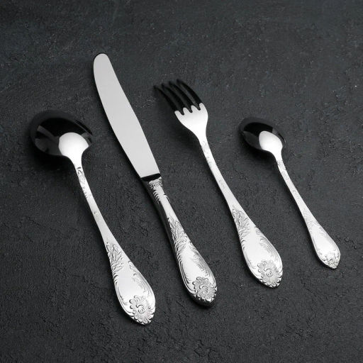 Набор 24 предмета / М-12 Императорский столовый СН-24М12ЦМГ г. Павлово /ПЗХМ/  фото 5