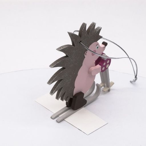 Елочные игрушки - Ежик на лыжах 490-1 - Idh фото 4