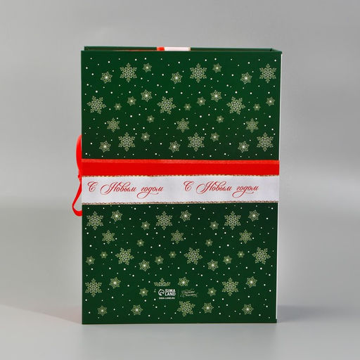 Коробка подарочная - книга «С Новым годом», 27×19.5×8 см