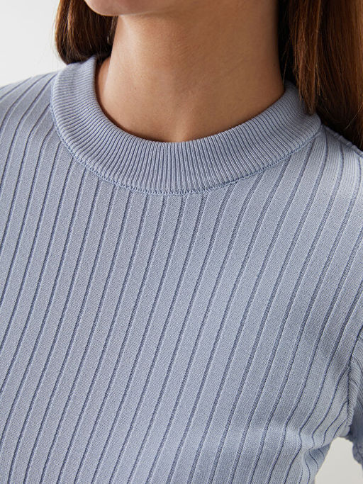 Bisiklet Yaka Kad?n Triko Kazak