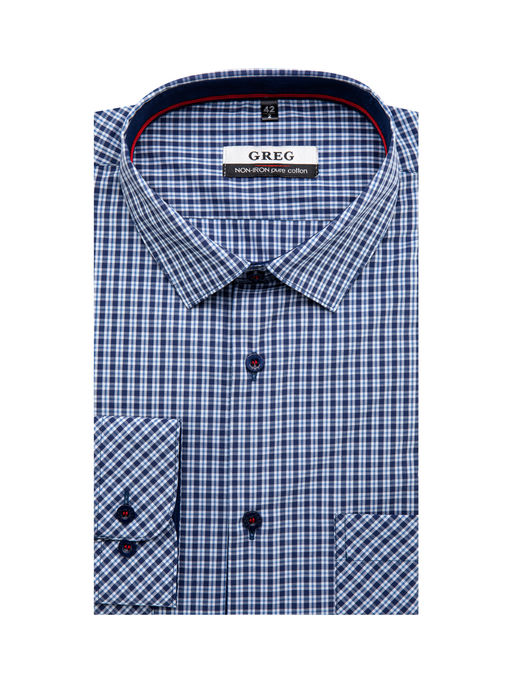 Сорочка мужская длинный рукав GREG S225/231/2012/ZN/1p  фото 2