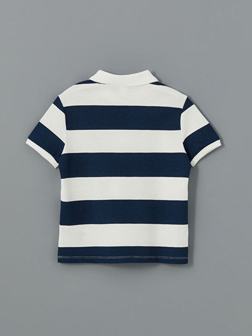 Polo Yaka ?izgili Erkek ?ocuk Ti??rt