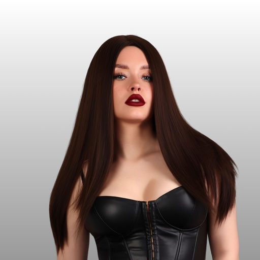 Парик искусственный, имитация кожи, 60 см, 270 г, русый