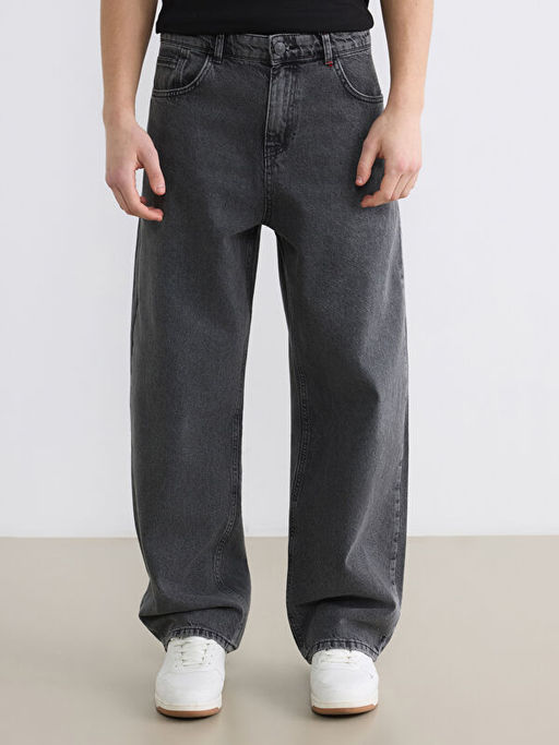 S?per Baggy Fit Erkek Jean Pantolon