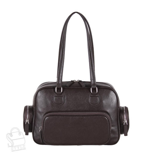 Сумка женская кожаная 260NN coffee Natale Navetta фото 3