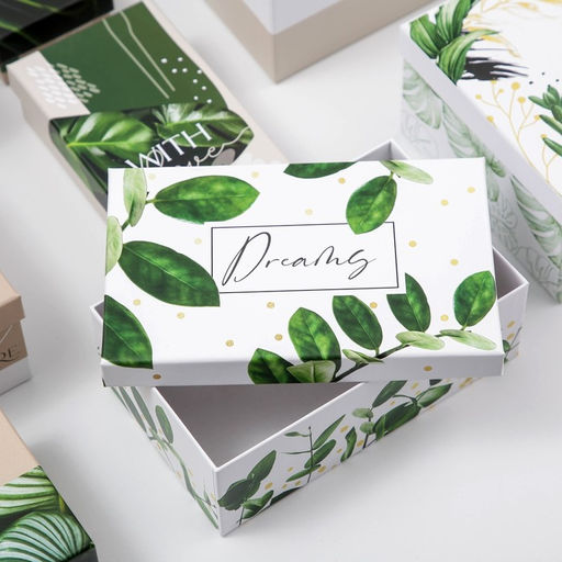 Набор коробок 10 в 1, упаковка подарочная, «GREEN», 12×7×4 - 32.5×20×12.5 см