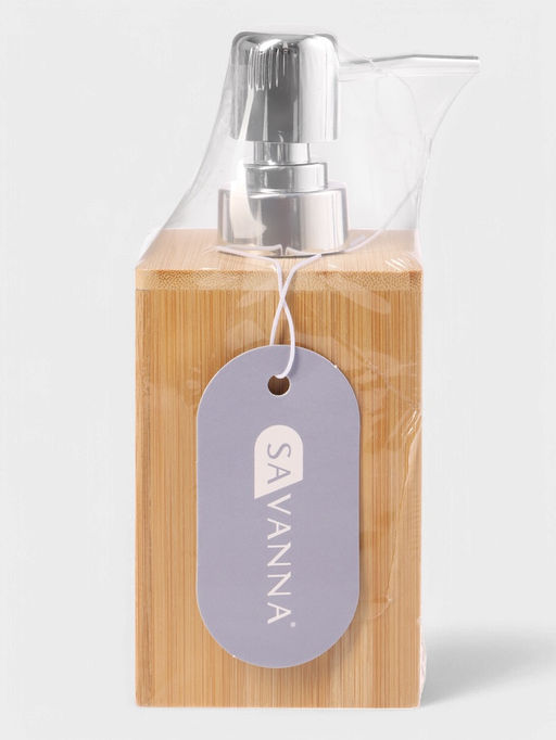 Дозатор для жидкого мыла SAVANNA BAMBOO, бамбук фото 9