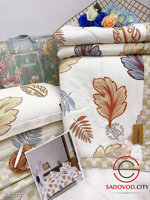 Комплект постельного белья с готовым одеялом