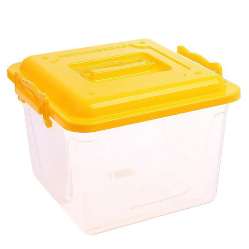 Контейнер пищевой Альтернатива, 8.5 л, пластик, прозрачный, ручки МИКС