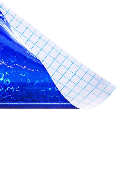 Бумага цветная формат А4, 10 листов, 5 цветов, самоклеящаяся голография