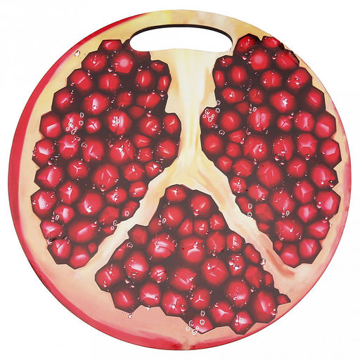 Доска разделочная деревянная Гранат д25,5см, h0,6см, фанера (Россия)