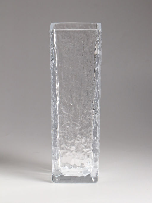 Ваза Бритт, размытие, 24?8 см, стекло, прозрачная