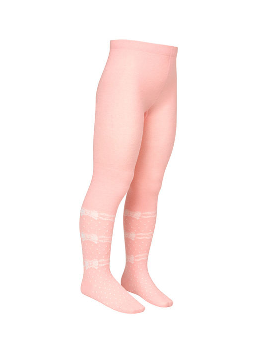 (Omsa) Collant 12P32-2 с рисунком (бантики)