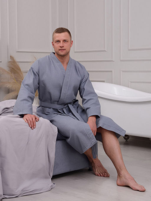 ХАЛАТ УДЛИНЕННЫЙ КИМОНО ВДК-СЕР-973 - Ашматекс фото 7